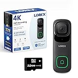 Lorex 4K Wired WiFi Smart Video Doorbell Camera