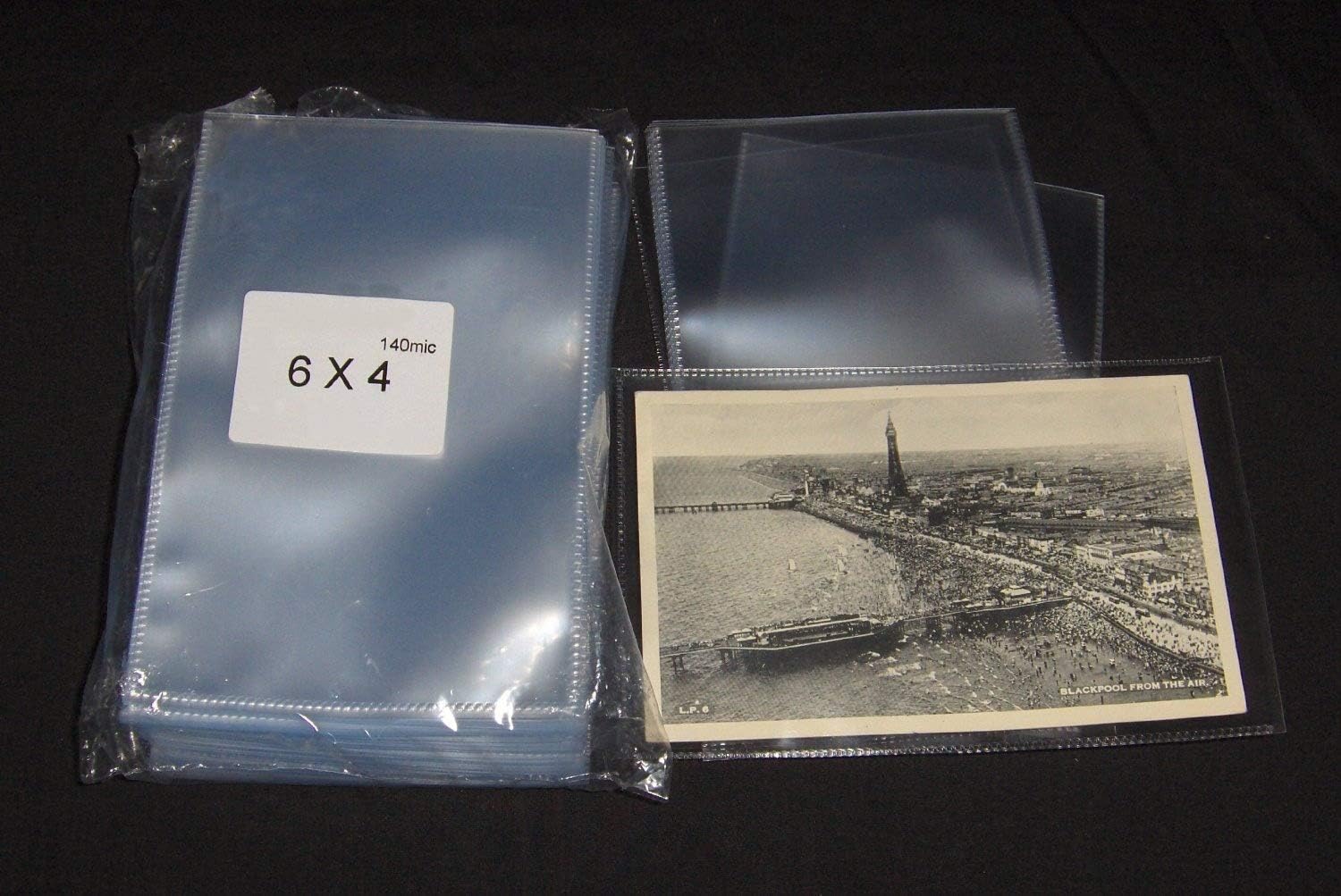 100 x Postcard Sleeves for Use with Vintage Postcards and Photographs