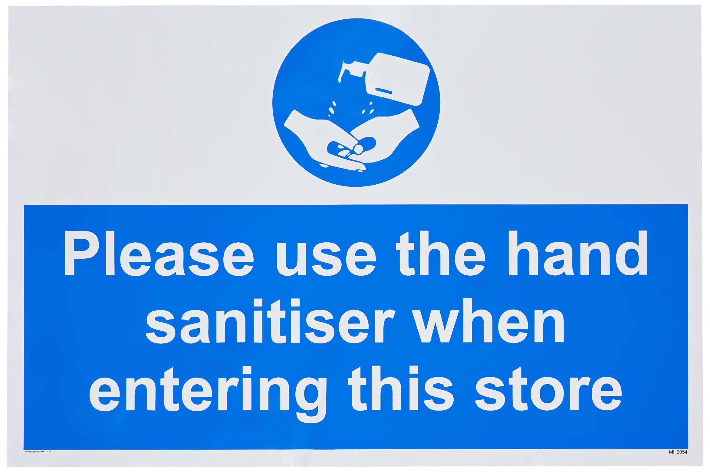 Please use the hand sanitizer