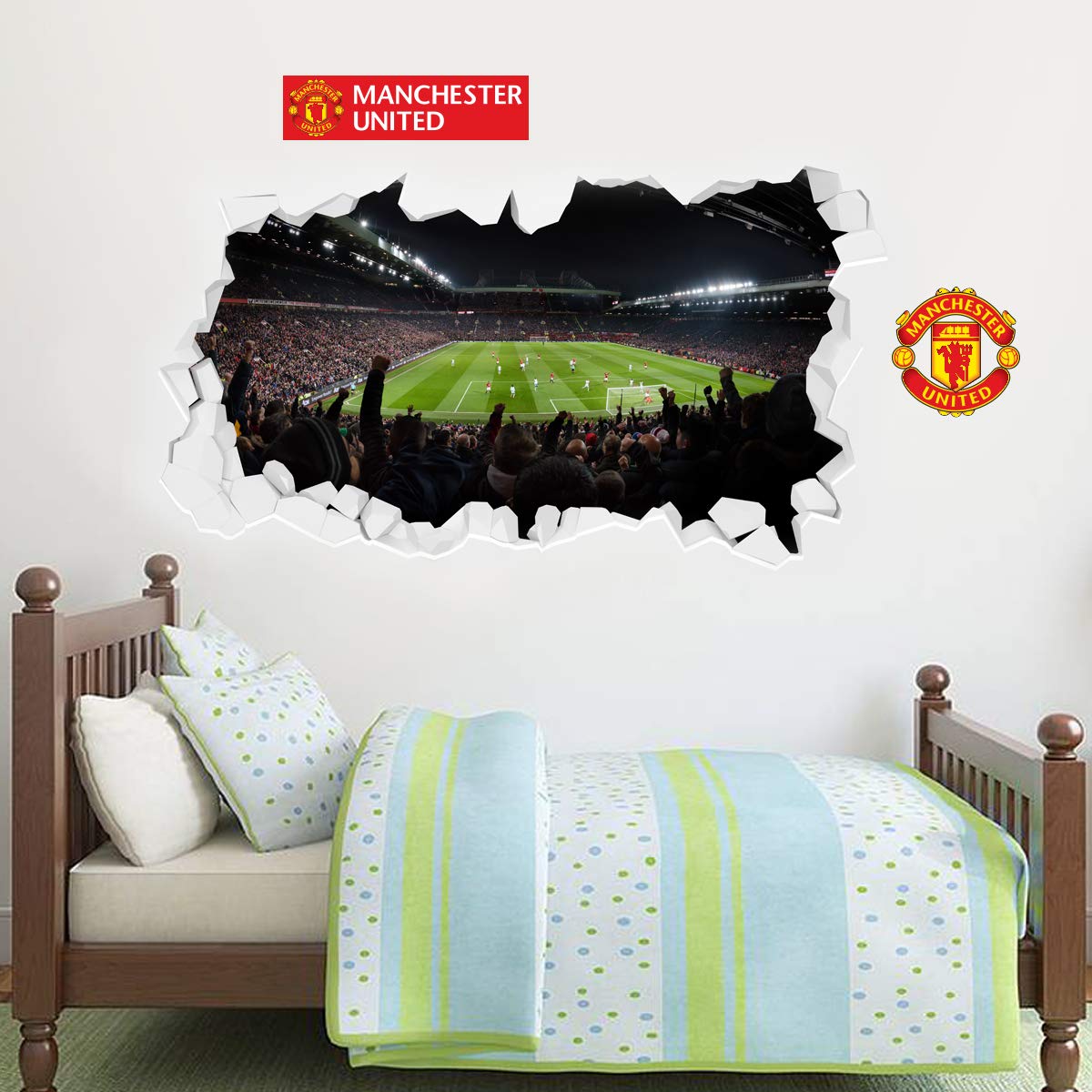 Buy Beautiful Game Manchester United Football Club Official Broken Wall Old Trafford Stadium