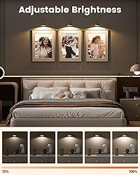 Picture Lights for Wall,Wireless 2000mAh