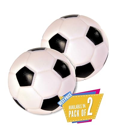TRIXIE Vinyl Rubber Football Toy for Dog (Large) -Pack of 2