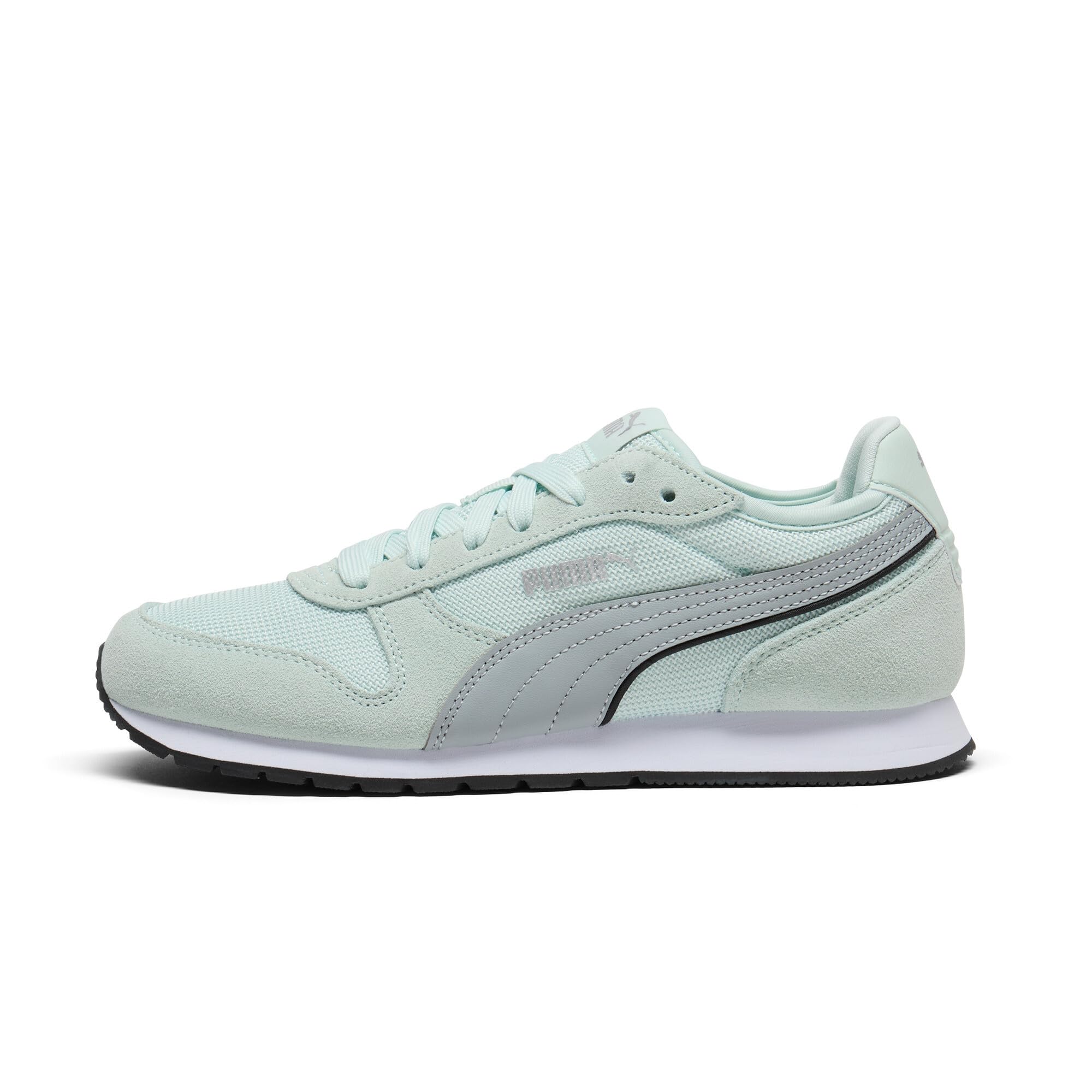 PUMA Women’s ST Miler Shoes, Peaceful Blue-Cool Mid Gray-Silver, 9, 9