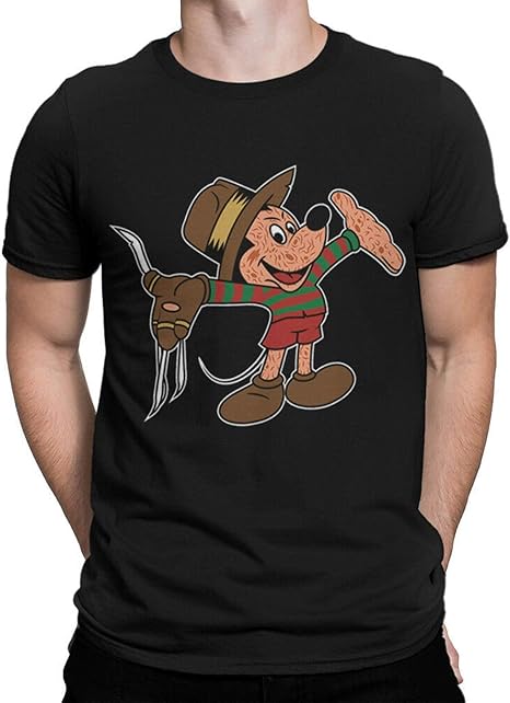 Amazon ミッキーマウスフレディクルーガーコンボtシャツ ディズニーtシャツ メンズレディース Tシャツ カットソー 通販