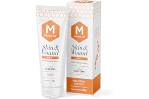M MANUKA VET Manuka Vet Skin & Wound Gel, 500+ MGO Medical Grade Manuka Honey, Rapid Healing & Skin Repair Treatment for Dogs, Horses and Cats, 0.71oz (20g) Tube