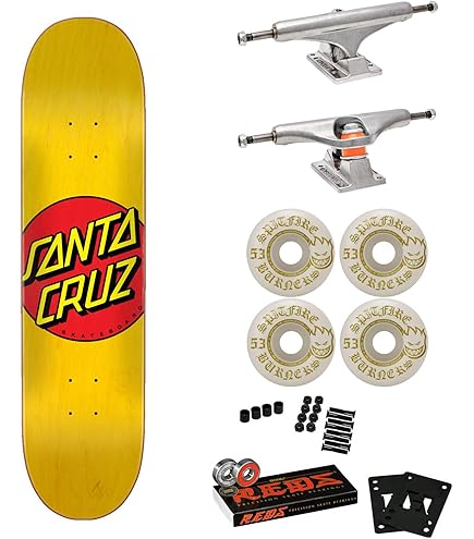 Amazon.com : Santa Cruz Skateboard Complete Screaming Hand Purple