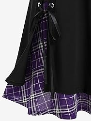 ROSE GAL Women's Plus Size Mini A-Line Gothic Skirt