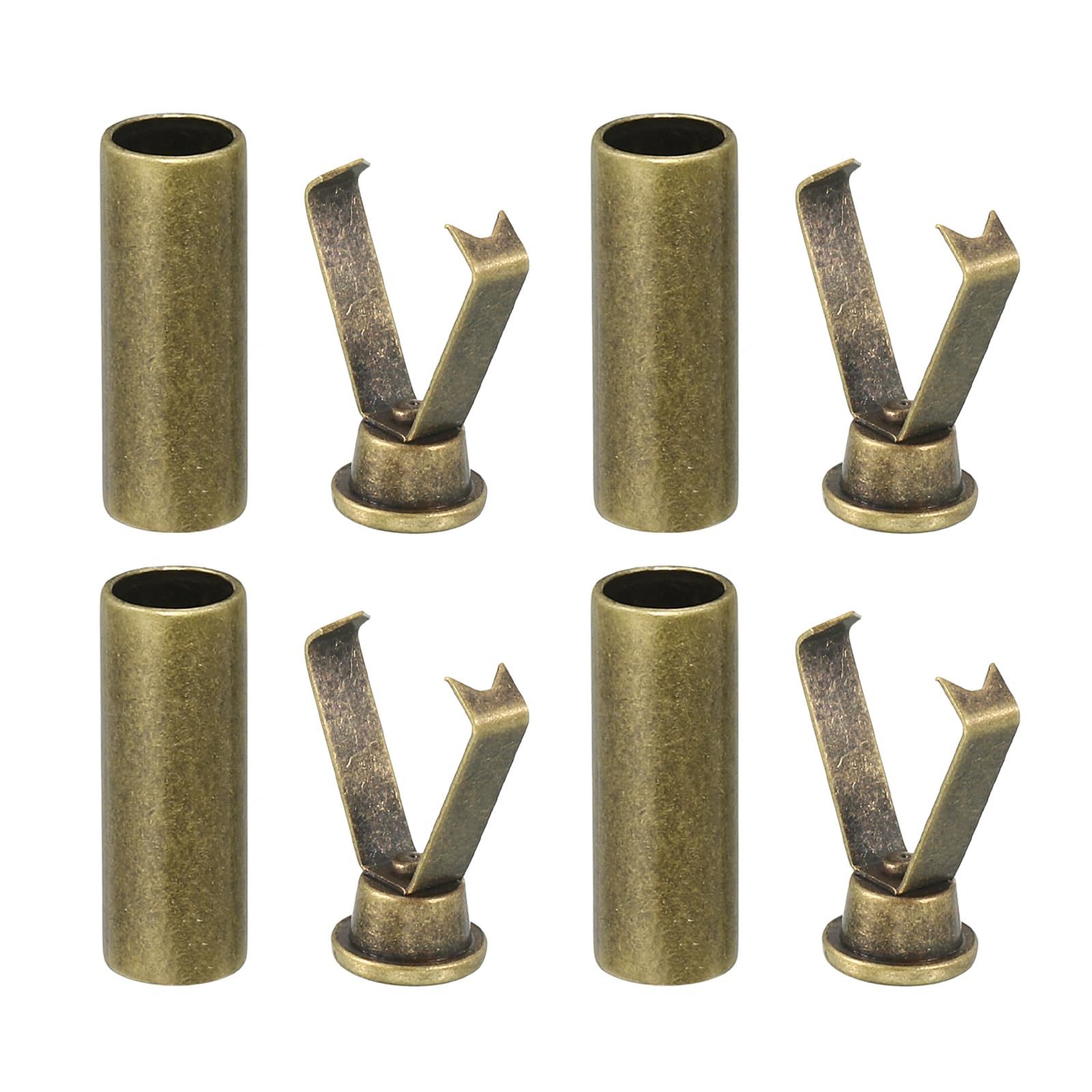uxcell Metal Shoe Lace Tips, 4Pcs Shoelace