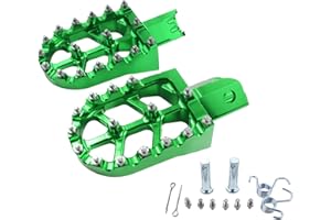 Adsspro Motorcycle CNC Aluminum Foot Pegs Rests Footpegs for CRF50 CRF70 CRF110 XR50 XR70 XR110 CRF XR 50 70 110 M2R SDG DHZ KAYO Dirt Bike Pit Bike