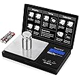Fuzion Digital Pocket Scale .01 Gram Accuracy, 200g Digital Gram Scales for Small Food, Jewelry, Herb, Spice, Coin - Weight Gram and Oz - 100g Calibration Weight