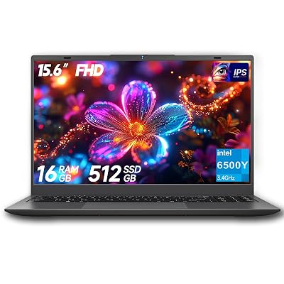 BLUEING 15.6" Laptop Computer, Laptop with 8GB RAM 256GB SSD, Gold 6500Y (Up to 3.4GHz), 1080P FHD IPS Display, Type-C, HDMI, USB3.2, WIFI, Bluetooth, Long Battery Life, Laptops for Business & Student