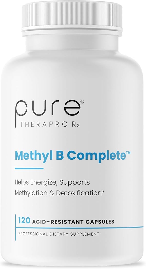 Methyl B Complete 120 Vegetable Capsules Optimal Methylation Support Supplement with
