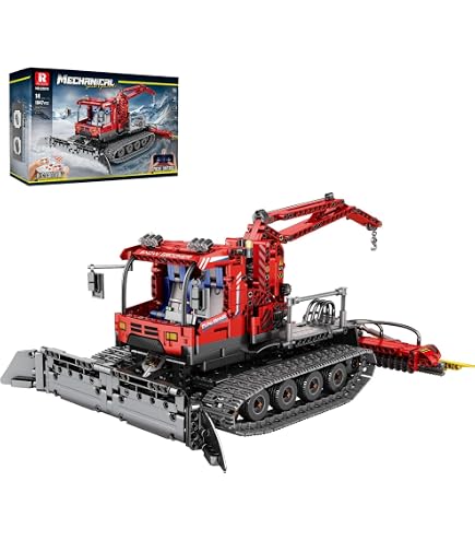 Amazon.com: Technology Snow Groomer Building Set, 2.4G/APP RC Snow