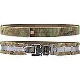 PETAC GEAR Tactical Belt Low Profile Molle Battle Cobra Belt Laser-Cut Tegris Rigid Shooting Gun Duty Belts