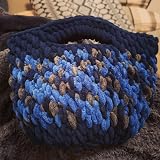 TSLBW Knitting Yarn 4x100g Multi Colored Soft Chunky Chenille view 5