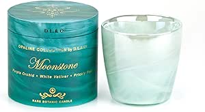 D.L. &amp; Co. Opaline Collection Moonstone Candle, 17-Ounce