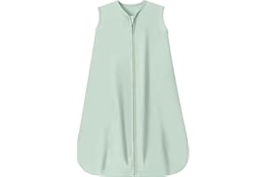 GUNTAIL Baby Sleep Sack 0-6 Months Baby Wearable Blanket 100% Rayon Cotton 2-Way Zipper Toddler Sleeping Sack，Comfy Soft Lightweight TOG 0.3