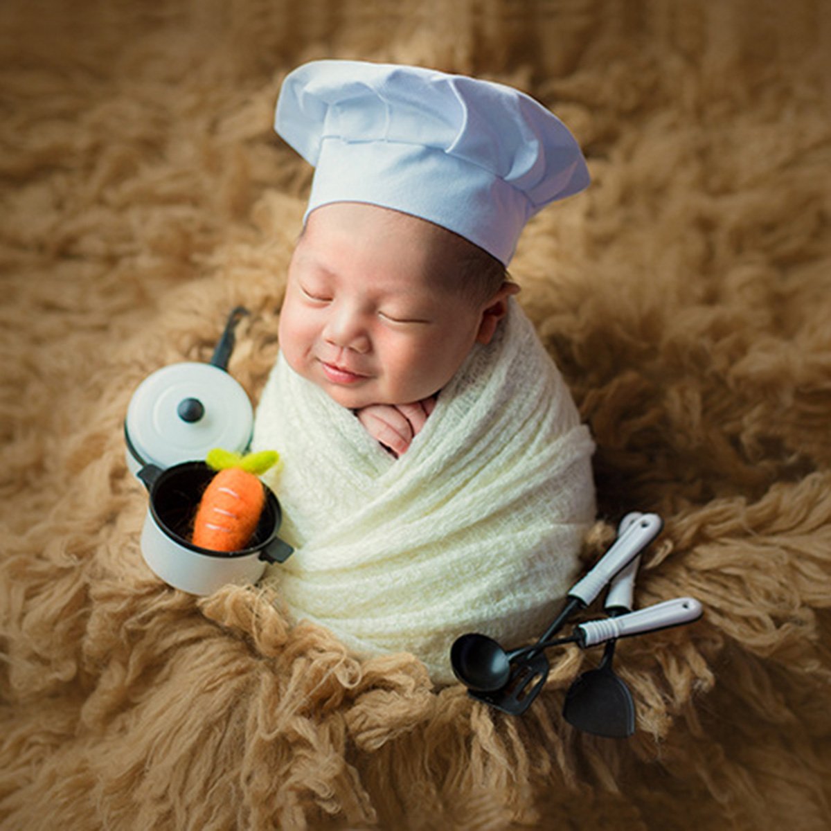 Recien Nacido Bebe Gorro De Cocinero Joven Chica Fotografia Accesorios Ropa Color Blanco De Chef Disfraz Fotografico Tiro De Joyas Juguetes Y Juegos Disfraces Wsmalturasegura Com Br