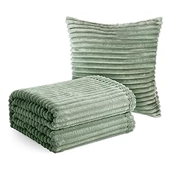 Vessia Flannel Fleece Throw Blanket(50x71inch) with
