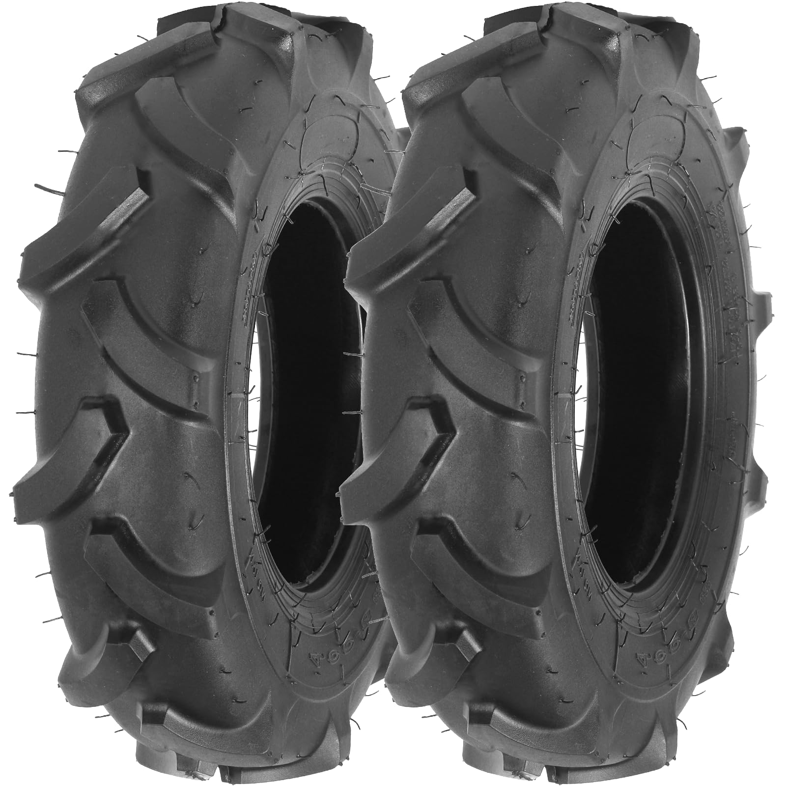 Photo 1 of AR-PRO (2-Pack) 4.00-8" Tires Tubeless, 4PR Tractor Tread Lawn Mower Tires, Replacement for 4.80-8 4.00-8 Turf Lawnmower Tractor Golf Cart and Most Lawn Garden Tires