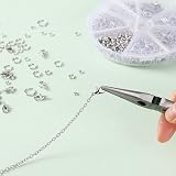 Mr. Pen Jump Rings Set 1014 Pcs 6 Sizes with Lobster Clasps for Jewelry view 6
