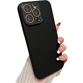 Caseative for iPhone 14 Pro Case, Black | Solid Color Full Camera Lens Protection