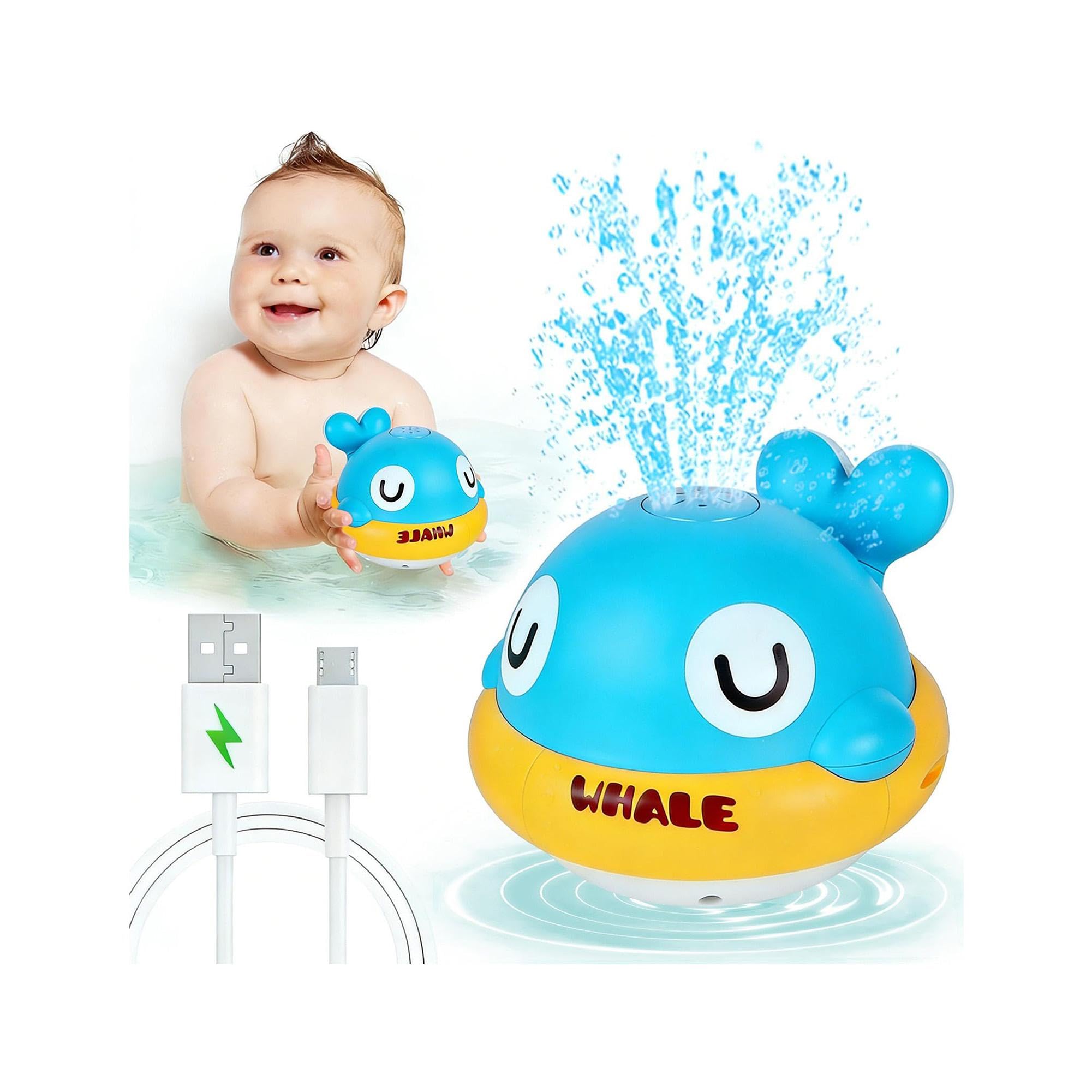 Light Up Baby Bath Toys: 1 2 3 4 5 Year Old Boy Girls Birthday Gifts - Rechargeable Bath Toy Baby Showe Gifts 123 Valentins Day Gift For Kids Babies, Swimmming Pool Water Bathtub Toys For Toddlers