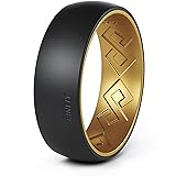 Rinfit Silicone Rings for Women & Men 7mm Wide, 2mm