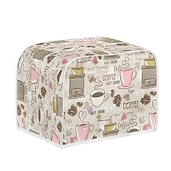 Talayituse Coffee Theme 2 Slice Toaster Covers Dust