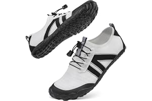 ATHMILE Barefoot Water Shoes Women Men Adult Hiking Swim Beach River Pool Hike Guarding Shoes Aqua Socks Protective Comfort Wide Toe Box Width Rock Climbing Vacation Outdoor 2025 New