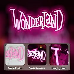 Wonderland Neon Signs Alice In Wonderland Neon