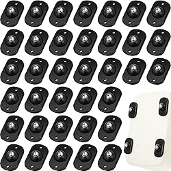 Honoson 36 Pcs Self Adhesive Caster Wheels