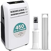 Serene Life Portable Electric Air Conditioner Unit-900W 10,000 BTU Power Plug-in AC Cold Indoor Room Conditioning System with