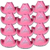 Rhode Island Novelty Child Pink Cowboy Hat with Blinking Tiara