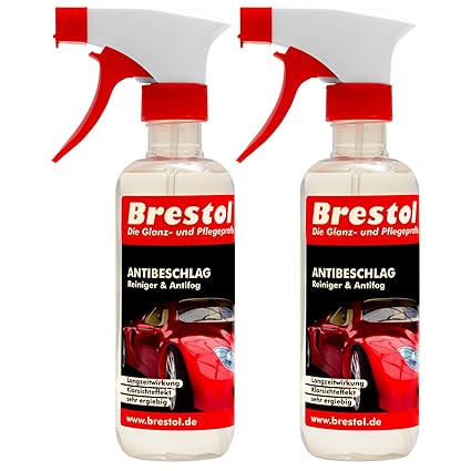 Brestol Antibeschlag 2X 300 ml - Antibeschlagspray Antibeschlagmittel Klarsichtspray Antifog