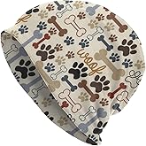 Animal Beanie for Women Men, Warm Stretch Knitted Beanies Hat Lightweight Slouchy Cap Cancer Headwear