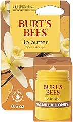 Burt's Bees Vanilla Honey Lip Butter, Repairs Dry Lips, 24 Hour Hydration, Locks in Moisture, Includes Shea and Mango Butters