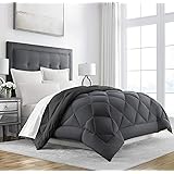 Sleep Restoration King/Cal King Comforter - Reversible Duvet Insert, Down Alternative Hotel Bedding for Year-Round Comfort - 