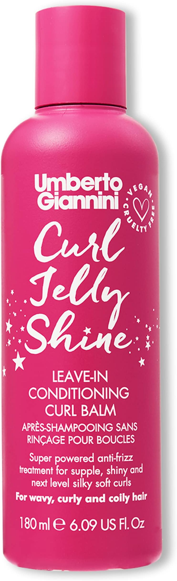 Umberto Giannini Curl Jelly Shine Leave-In Conditioner 180ml Vegan