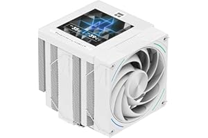 Thermalright Phantom Spirit 120 Vision Snow CPU Air Cooler,Desktop Heatsink Cooler with Dual PWM Fan,PC Display Screen Cooler