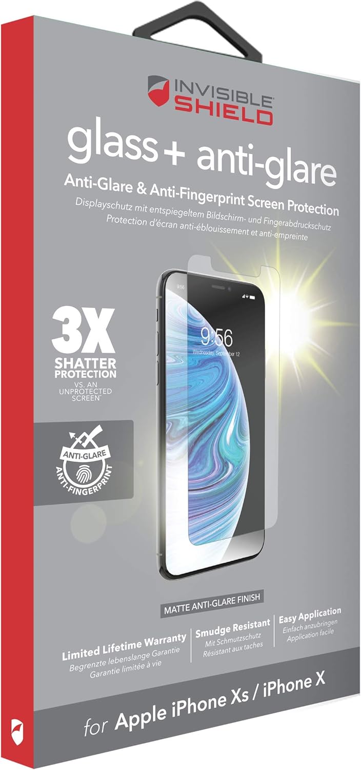 InvisibleShield Glass+ Anti Glare Screen Protection - iPhone XS - Image 4