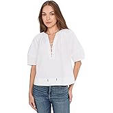 Madewell Womens Jamie Top - Compact Cotton Sateen