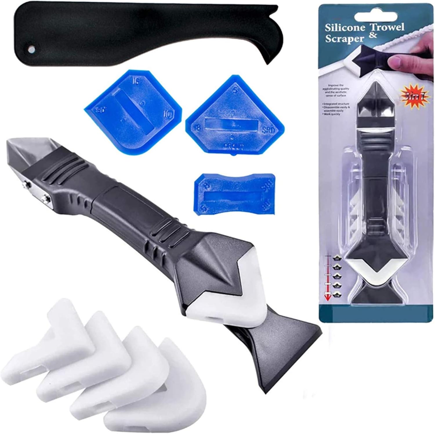 MNSYD Plastic Scraper set Yin and Yang Angle Glass Glue Plastic Scraper
