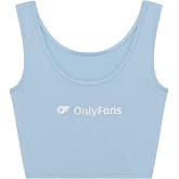 OnlyFans Women's Seamless Crop Tank Top &ndash; Sleeveless Fitted Athletic Camisole for Everyday Wear