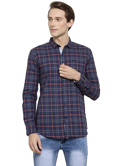 MAFATLAL Mens Slim fit Casual Shirt