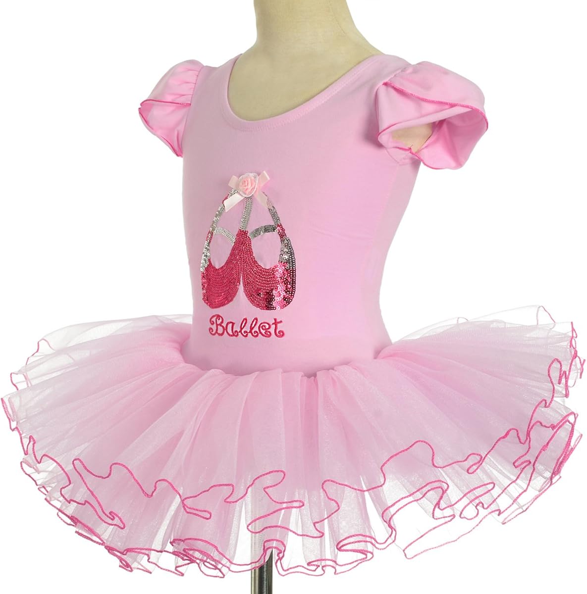 Lito Angels Girls Sequined Ballerina Shoe Ballet Tutus Dancewear