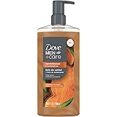Dove Men+Care Body Wash to Repair Dry Skin in the Shower Sandalwood + Cardamom Oil with Plant-Based Cleansers and Moisturizer