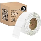 Hobart Quantum QWU175 Scale Labels | 2.25 x 1.75 in | 12,800 Labels | 8 Rolls of 1,600