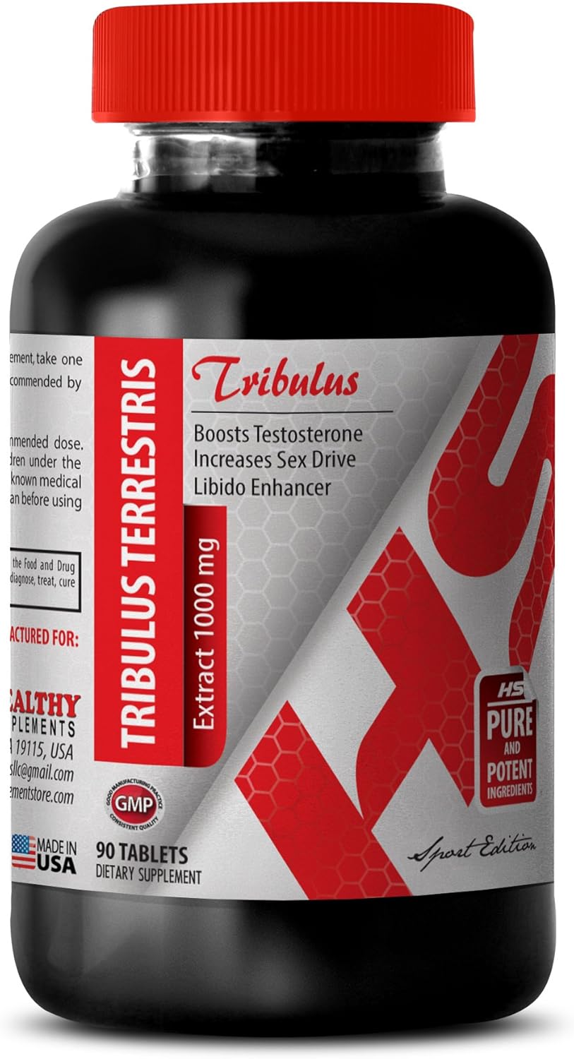 Tribulus with maca - Extract 1000 MG TRIBULUS TERRESTRIS - Increase Sex Drive (1 Bottle): Health & Personal Care