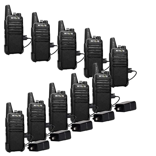 Retevis RT22 Two Way Radios Rechargeable Walkie Talkies 16 CH VOX